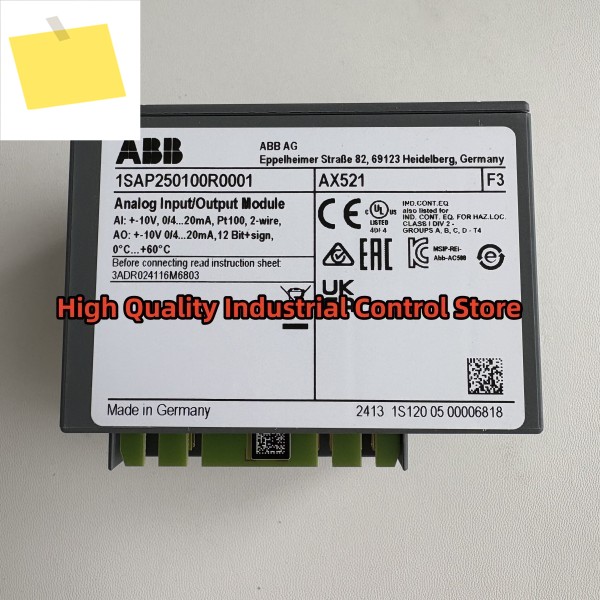 PLC 모듈 새제품 1SAP250100R0001 AX521 제품 이미지