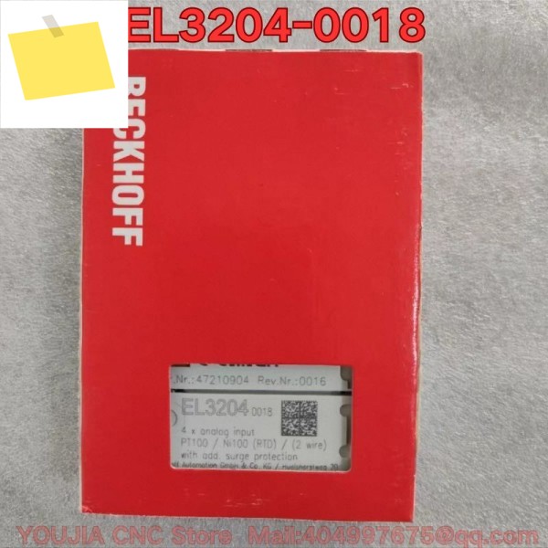 표에 기록된 PLC 모듈 El3204-0018의 견적 제품 이미지