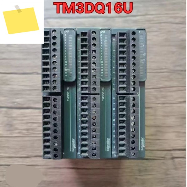 중고 분해된 기계 약간 사용된 상태 양호 PLC 모듈 TM3DQ16U 2025년 10월 제품 이미지