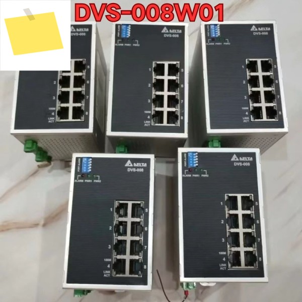 중고 분해 네트워크 스위치 DVS-008W01 기능 테스트는 정상입니다 제품 이미지