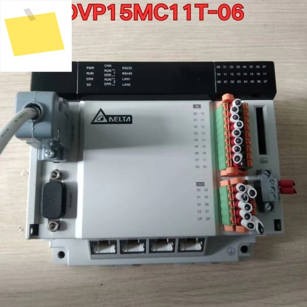 중고 PLC 모듈 DVP15MC11T-06 기능 테스트는 정상입니다. 최신 제품 이미지