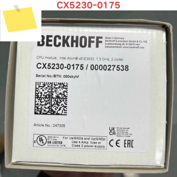 신품 PLC 모듈 CX5230-0175 제품 이미지