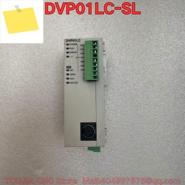 중고 분해된 기계, 약간 사용된 상태 양호, PLC 모듈 DVP01LC-SL, 제품 이미지