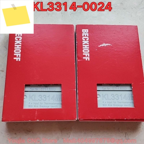 신품 Beckhoff PLC 모듈 KL3314-0024 2025년 8월 제품 이미지