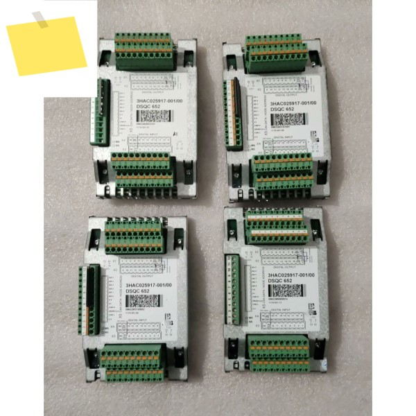 IRC5 제어 캐비닛용 DSQC652 3HAC025917-00100 IO 모듈 제품 이미지
