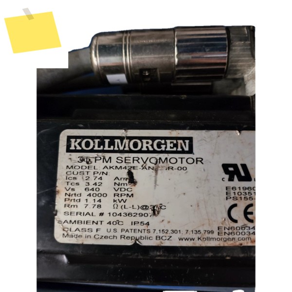 Kollmorgen용 AKM42E-ANCNR-00 서보 드라이브 모터 제품 이미지