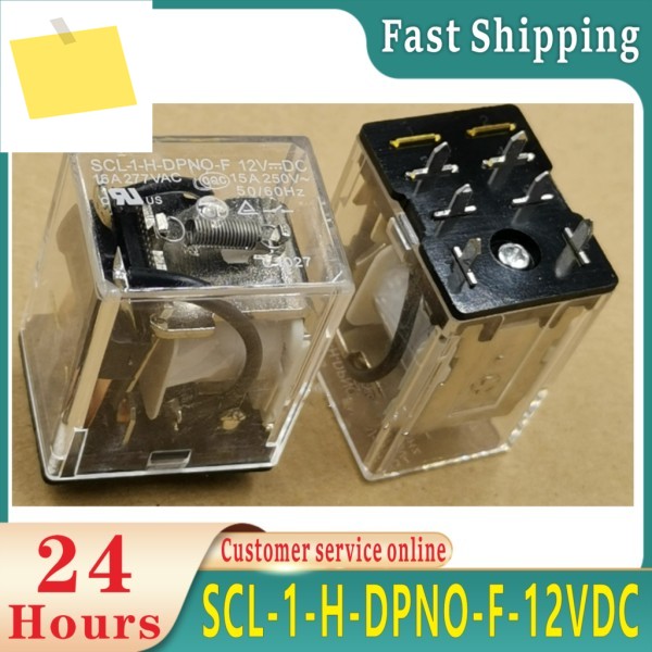 신품 원본 2~10개배치 SCL-1-H-DPNO-F12VDC 15A 상시 개방형 6핀 2세트 제품 이미지