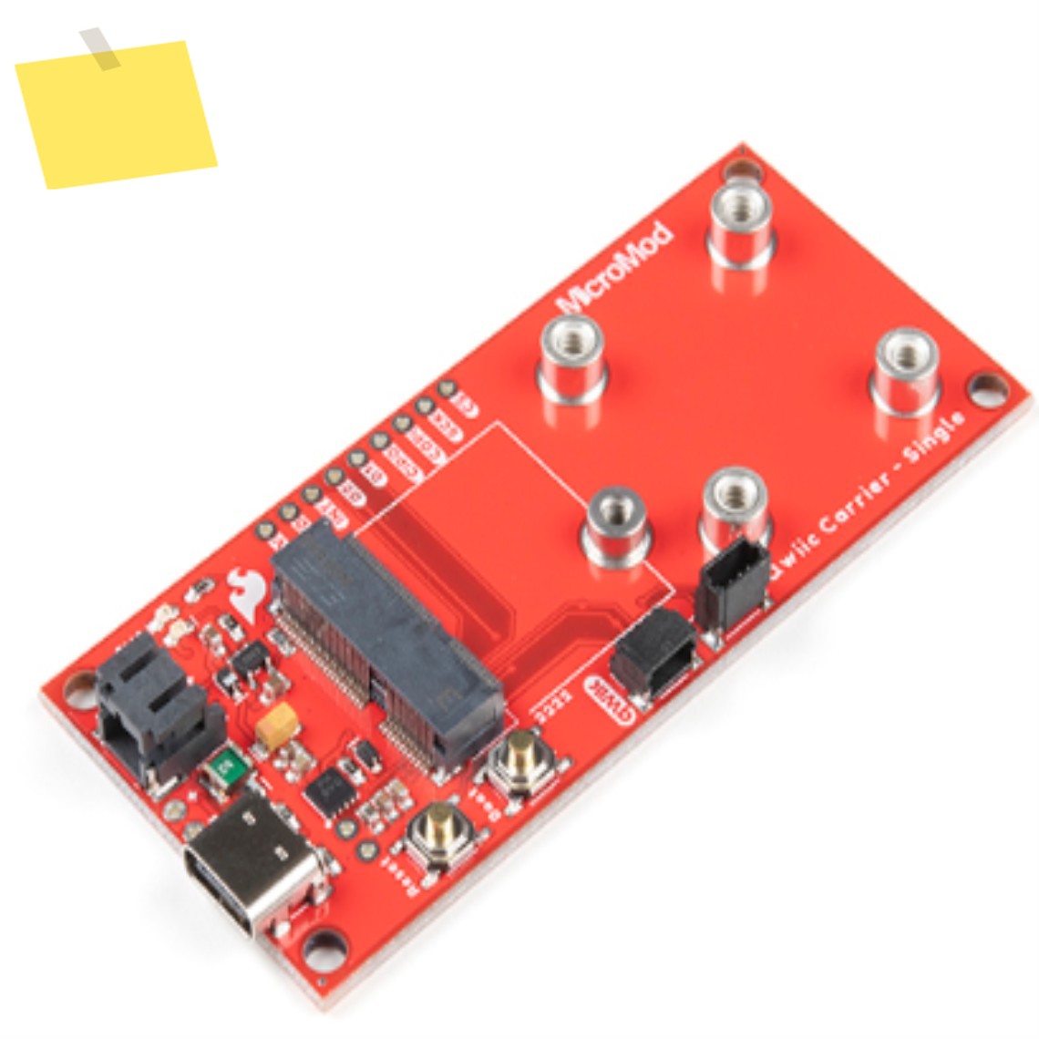 DEV-17723 SparkFun 마이크로모드 Qwiic 캐리어 보드, 싱글 제품 이미지