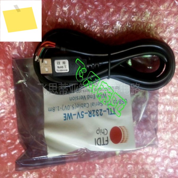 FTDI TTL-232R-5V-WE USB-직렬 케이블 어셈블리 IEEE 1394 내장 직렬 연결, 5V 와이어 엔드 제품 이미지