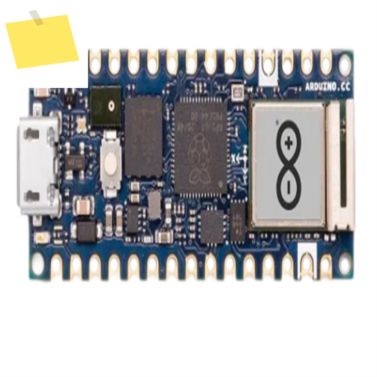 ABX00053 AVR Arduino Nano RP2040 헤더와 연결 제품 이미지
