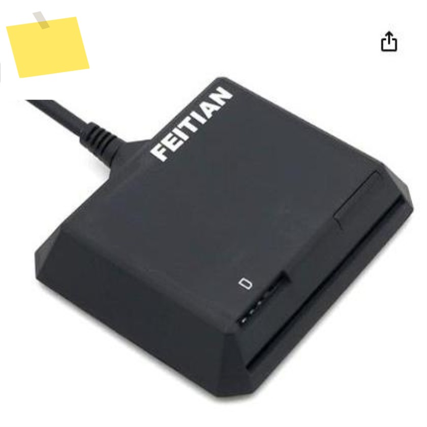 FeiTian USB 스마트 카드 리더-ID1 크기 또는 SIMGS ESP32, R301 제품 이미지