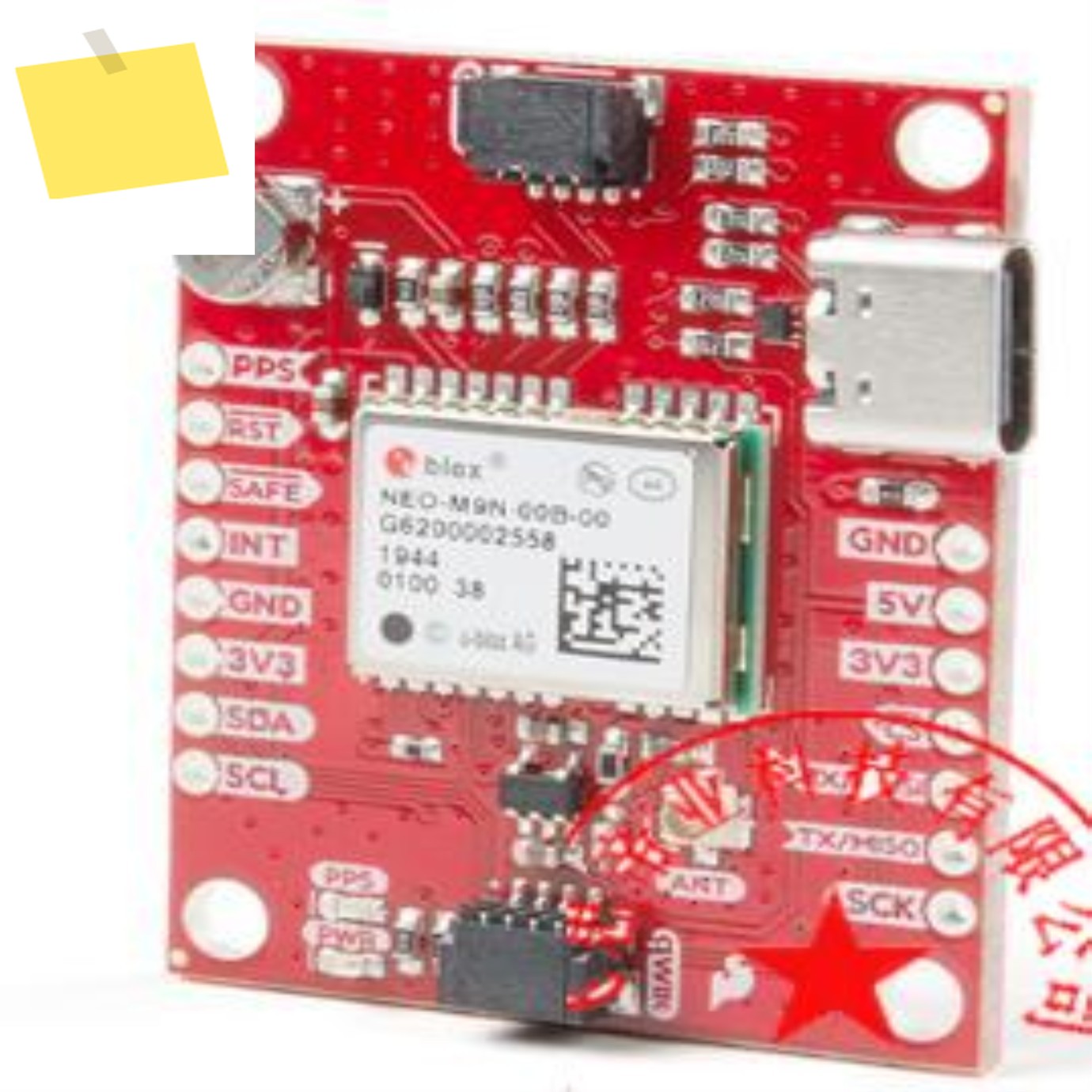 GPS-15733 SparkFun GPS 브레이크아웃 NEO-M9N, 칩 안테나, Qwi 제품 이미지