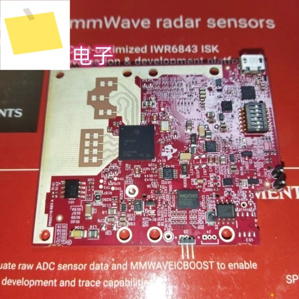IWR6843LEVM 단일 칩, mmWave 레이더 센서, 60-GHz 제품 이미지