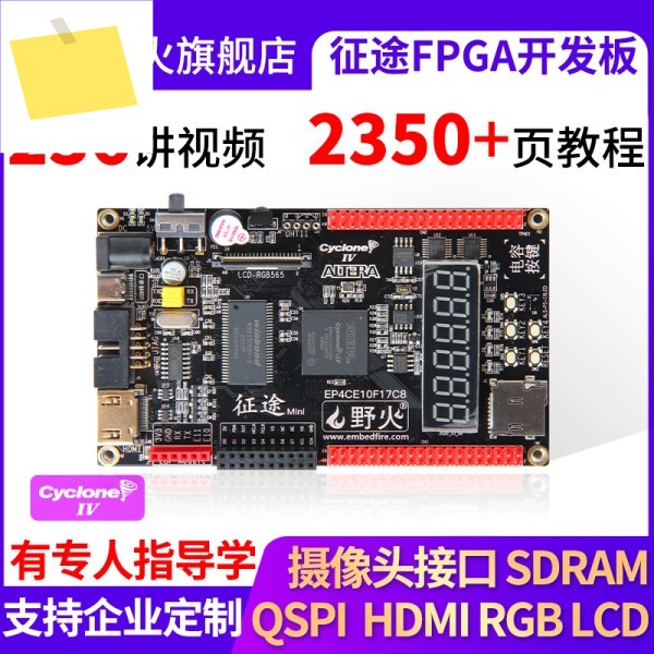 Wildfires journey MiNi Altera FPGA 개발 보드, 사이클론 IV EP4CE10 NIOS HDMI 제품 이미지