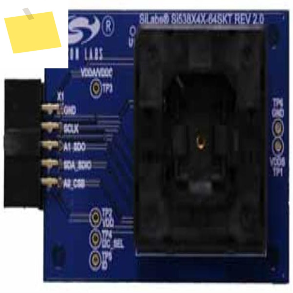 Si538X4X-64SKT-DK 번 64 핀 Daugh 카드 사용, CBPROG-DONGLE 포함 제품 이미지