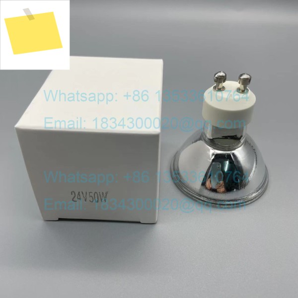 2PCS 24V50W GU10 MS-F-1 KHC-H-I 보옴 편광 빨간색 전구 더블 헤드 조명 미터 제품 이미지