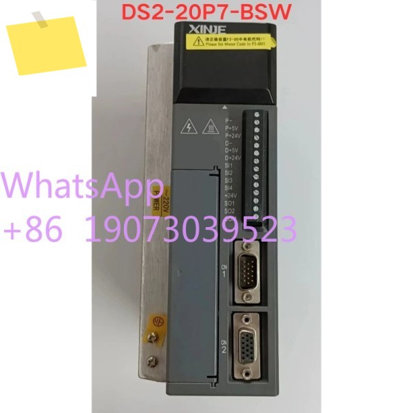 중고 Xinjie 서보 드라이버 DS2-20P7-BSW 기능 테스트는 정상입니다. 제품 이미지