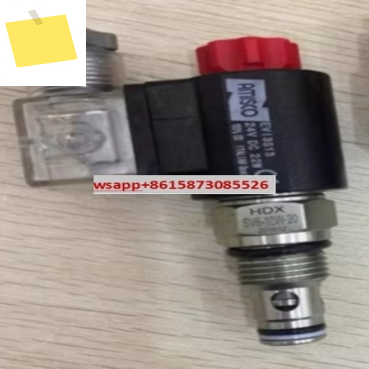 Plug in electric check valve SV6-10W-202122232425-M Heidexin HDF hydraulic 제품 이미지