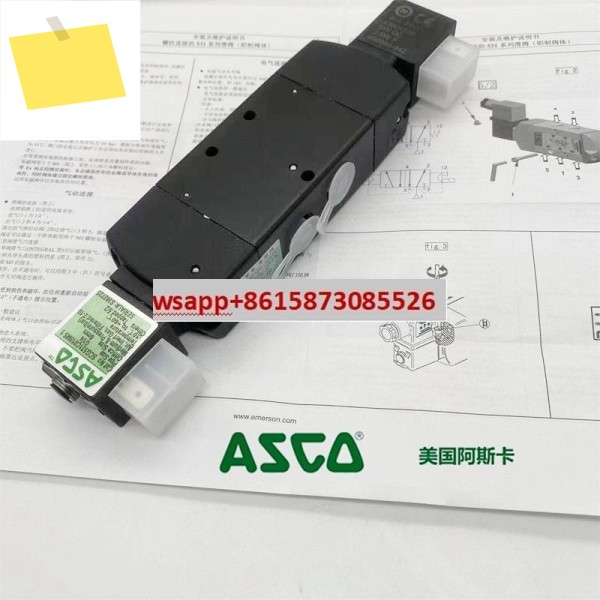 ASCO American original SCG531C018MSSCG531C002MS two position five way dual control solenoid directio 제품 이미지