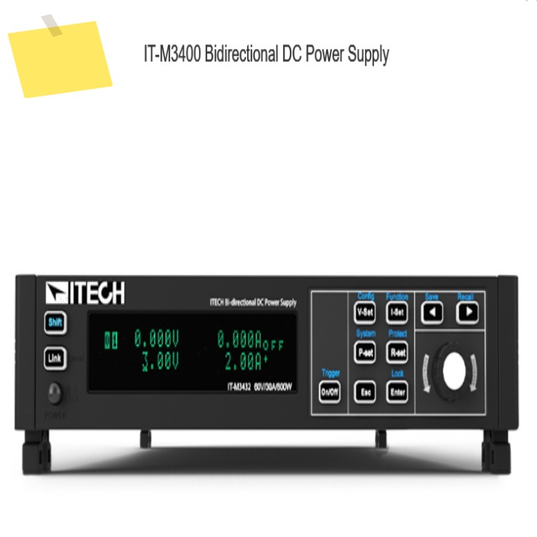 양방향 DC 전원 공급 장치 IT-M3400 시리즈 IT-M341234153422343234353414, 300V 30A, 1.2kW-10.8kW, 소싱 및 싱킹 제품 이미지