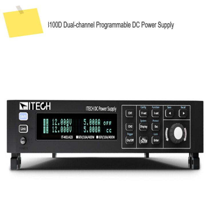 IT-M3100D 듀얼 채널 프로그래밍 가능 DC 전원 공급 장치 제품 이미지