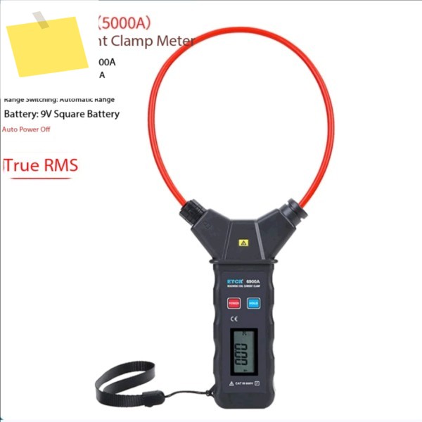 ETCR6920 유연한 코일 클램프 미터 AC 10000A 누설 전류 전압 검출기 750V DC 제품 이미지