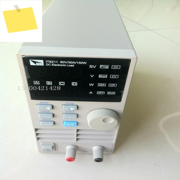 ITECH IT8211 전문 디지털 제어 DC 전자 부하 단일 채널 60V 30A 150W 계측 제품 이미지