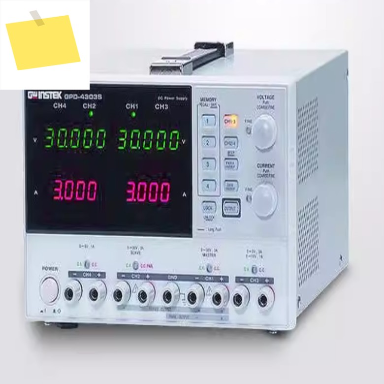 Gwinstek 전원 공급 장치 GPD-4303S 다중 프로그래밍 가능 선형 DC 4채널 30V 3A 제품 이미지