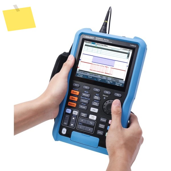 시글런트 SHS810X 디지털 핸드헬드 오실로스코프 2채널 100MHz 1GSs500MSs CAT2 300Vrms 제품 이미지