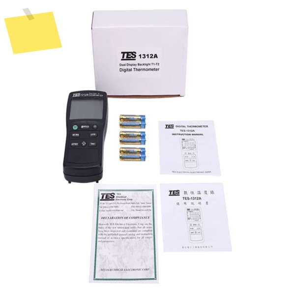 TES-1311A13121313131413151316 산업용 K형 열전대 온도계 제품 이미지