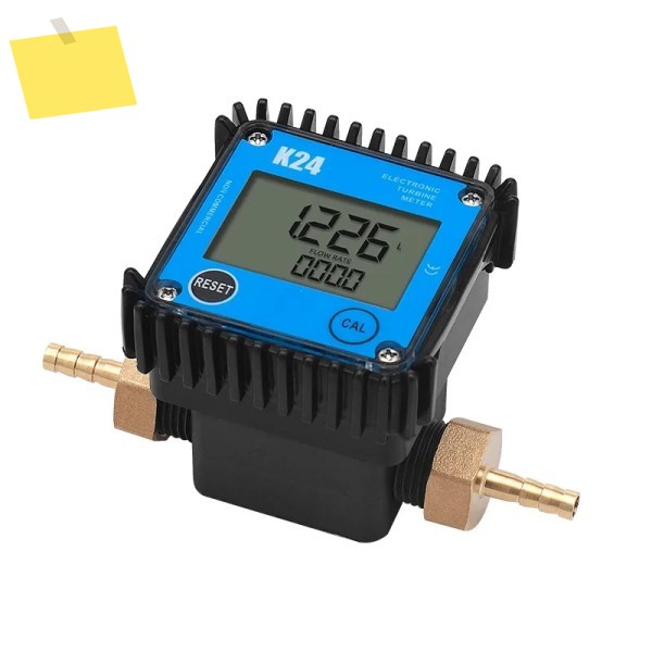 마이크로 12'' 유량계 0.1-7LMin 기어드 디지털 디스플레이 디젤 유압 오일파고다형 6mm 제품 이미지