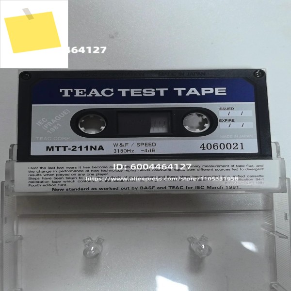 1개 TEAC MTT-211NA 3150HZ 테스트 테이프 Nice& 제품 이미지