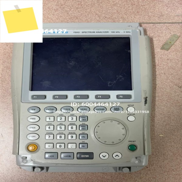 중고 Rohde & Schwarz R&S FSH3 휴대용스펙트럼 분석기 100KHz-3GHz 상태 양호 제품 이미지