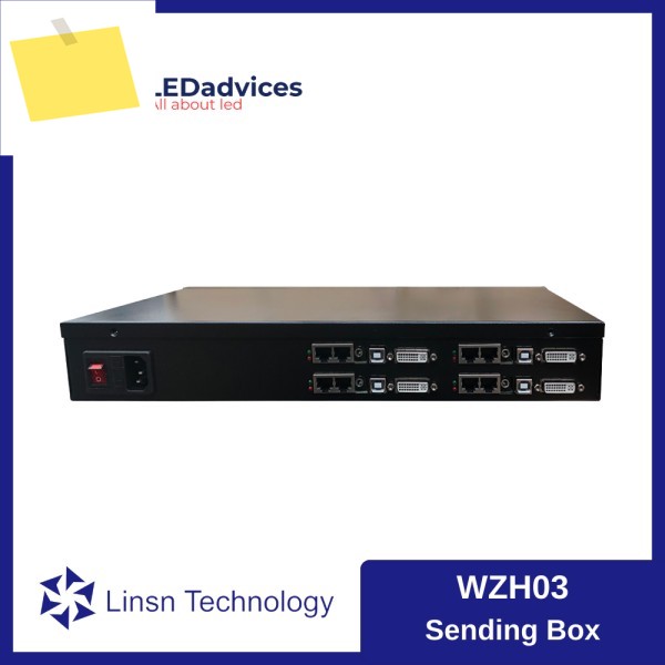 Linsn WZH03 4개의 송신 슬롯이 있는 박스 LED 디스플레이 스크린 액세서리 제품 이미지