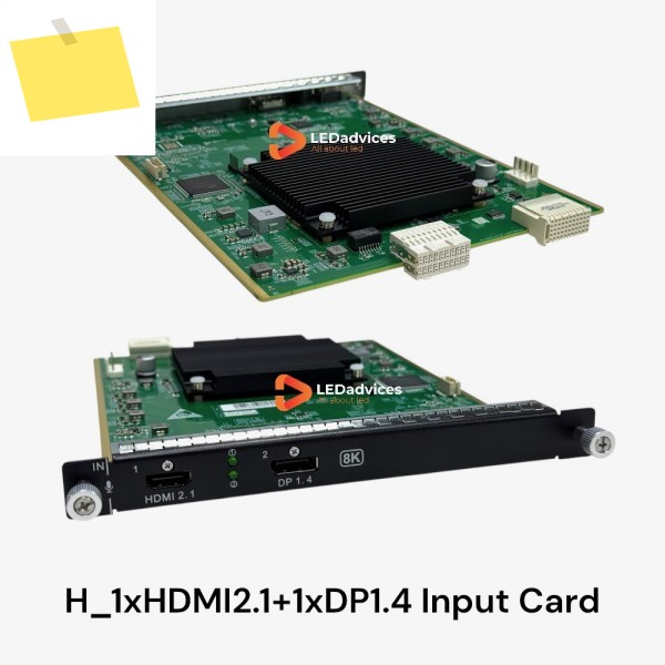 노바스타 H 시리즈 1X HDMI 2.1 + DP 1.4 8K 입력 카드 제품 이미지