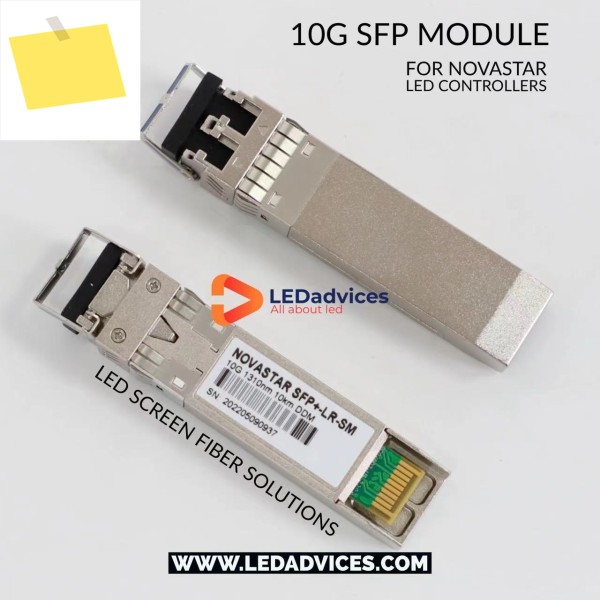 노바스타 비디오 프로세서 LED 컨트롤러에 적합한 광섬유 모듈, 10G SFP 단일 제품 이미지