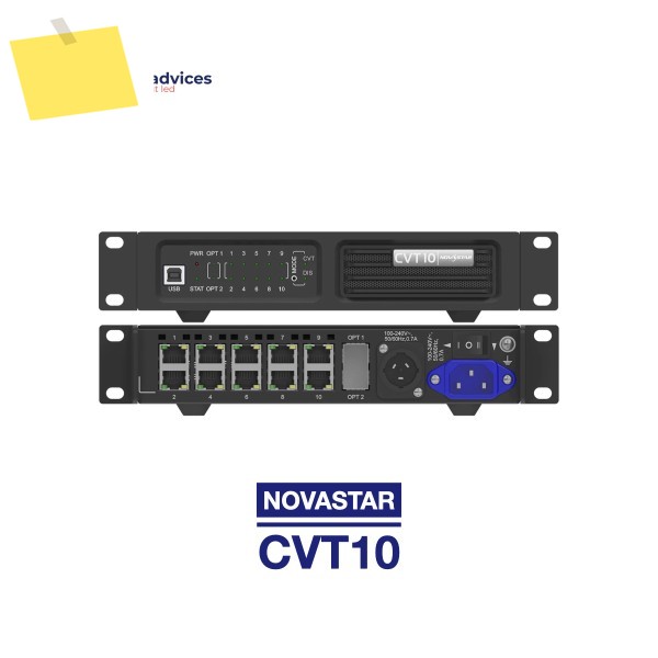 NovaStar CVT10-S 광섬유 변환기 실외 및 실내 LED 스크린 비디오 월 디스플레이용 단일 모드 10km 전송 제품 이미지