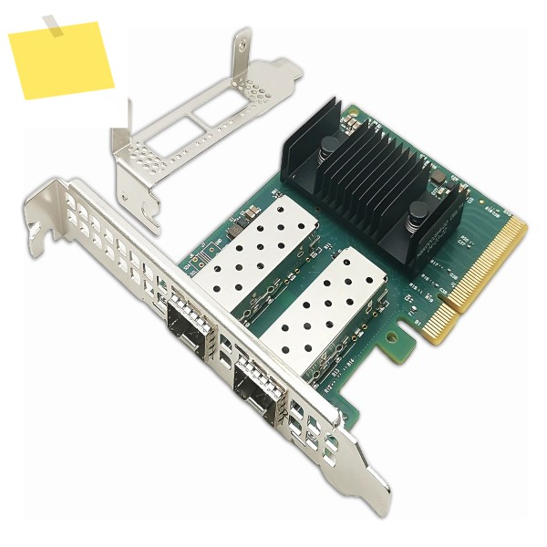 엔비디아 멜라녹스 이더넷 네트워크 카드, MCX631102AS-ADAT ConnectX-6Lx 어댑터 서버, 25Gbps 듀얼 포트 SFP28, PCIe 4.0x8, 새제품 제품 이미지