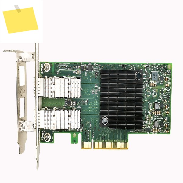 10G25Gb 이더넷 네트워크 카드 Mellanox MCX4121A-ACUT ConnectX-4 LX EN NIC 듀얼 SFP28 포트 Lan UEFI 지원 PCIE x8 제품 이미지