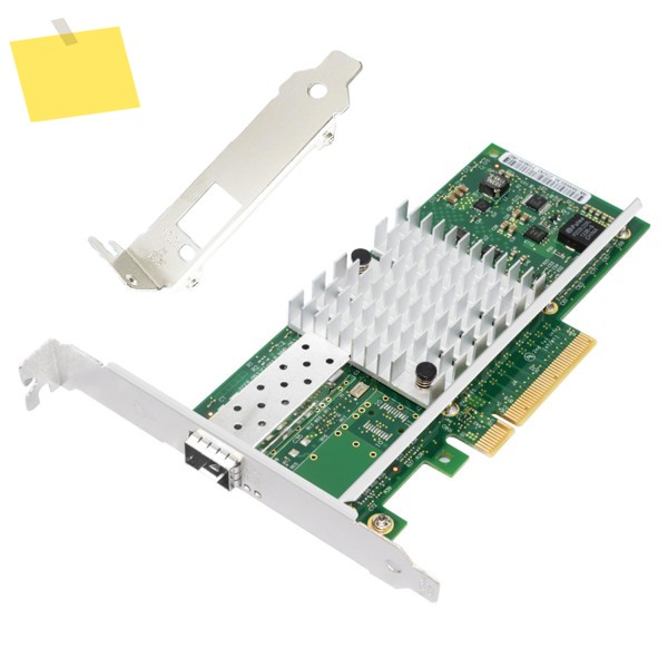 10Gb 이더넷 네트워크 어댑터 Intel 82599EN 칩 X520-DA1 1xSPF+ 포트 PCI-E x8,x16 NIC 카드 지원 Windows Server7810VMware 제품 이미지
