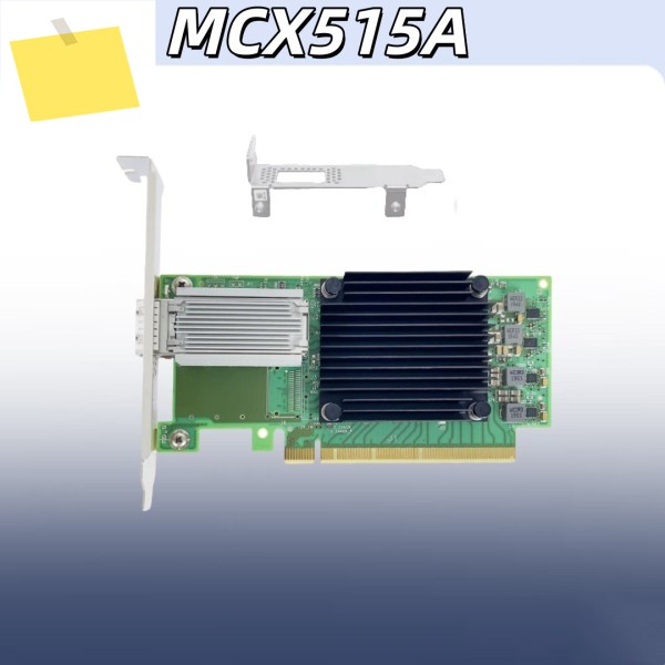 MCX515A-CCAT 멜라녹스 커넥트X-5 100GbE 1포트 PCIe 어댑터 카드 제품 이미지