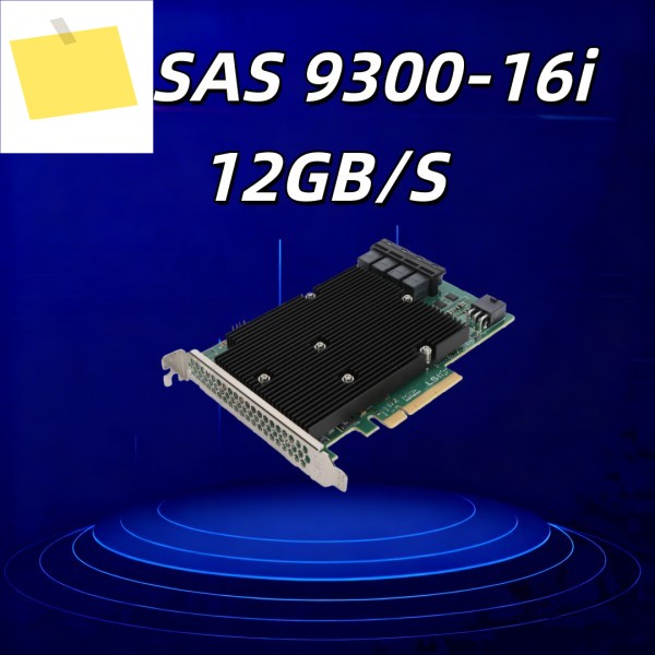 LSI SAS 9300-16i 12GBS HBA 버스 어댑터 카드 IT 모드 4SFF-8643 케이블 제품 이미지