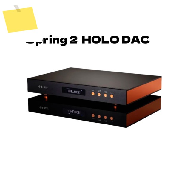 신품 스프링 2 HOLO DAC R2R 완전 분리형 USB 디코더 DSD 무손실 플레이어 RCA BNG AES 광 IIS HDMI 제품 이미지