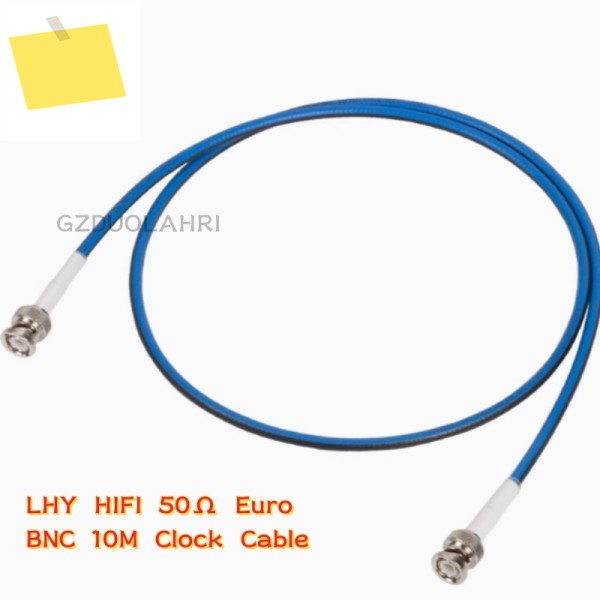 LHY Professional Fever HIFI 50 75 유로 BNC 10M 시계 케이블 디지털 동축 오디오 신호 연결 제품 이미지