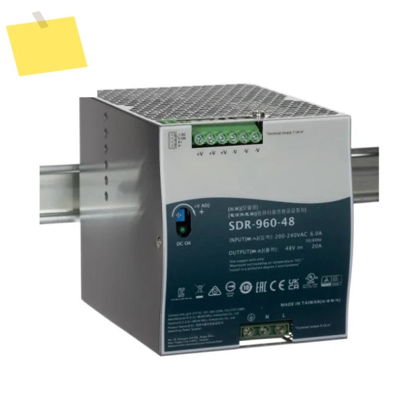 신품 스톡 제품 SDR-960-48 스위칭 전원 공급 장치, 새 기술 지원 가능, PLC 컨트롤러 제품 이미지