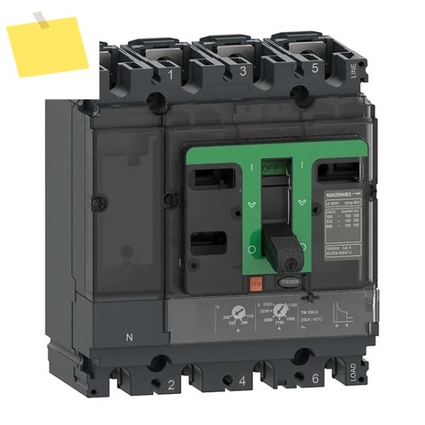 신품 New36kA415VAC 40A 스마트 회로 차단기 4극 C10F4TM040 제품 이미지