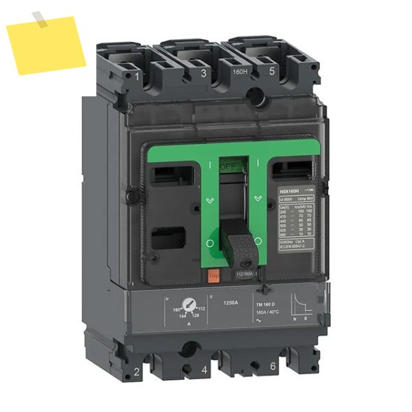 신품 NewOriginal 36kA415VAC 3극 NSX160F 회로 차단기 모델 C16F3TM080 제품 이미지
