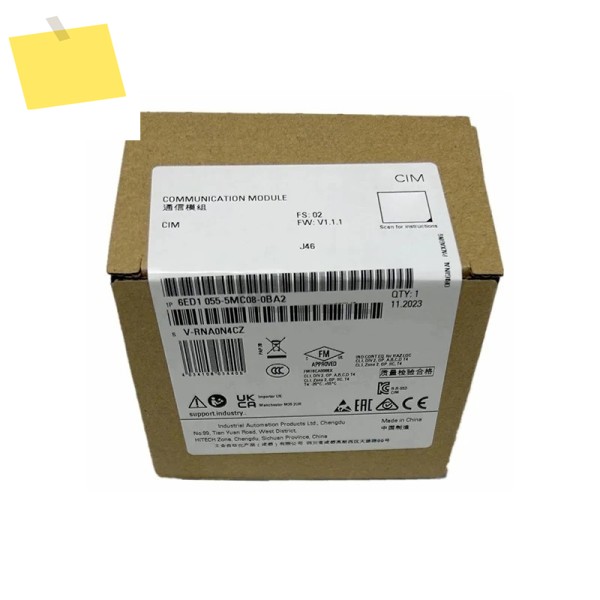 신품 브랜드의 SIM 6ED1055-5MC08-0BA2 PLC 프로그래머블 컨트롤러이더넷 통신 인터페이스 포함 16 IO 110V 제품 이미지