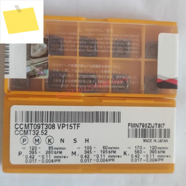 상자에 1PCS ССMТO9T308 VP15TF CCMT32.52 신품 카바이드 인서트 선삭 공구 제품 이미지