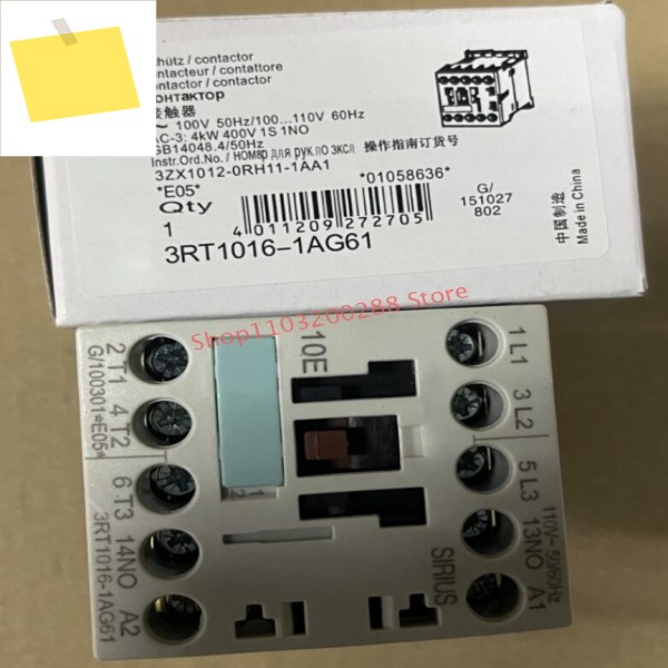 1PCS 새 제품 박스형 접촉기 3RT1016-1AG61 1AP02 1AK61 제품 이미지